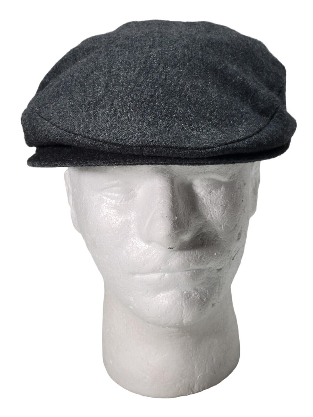 Vintage London Fog Gray Newsboy Cabbie Flat Cap Size Medium